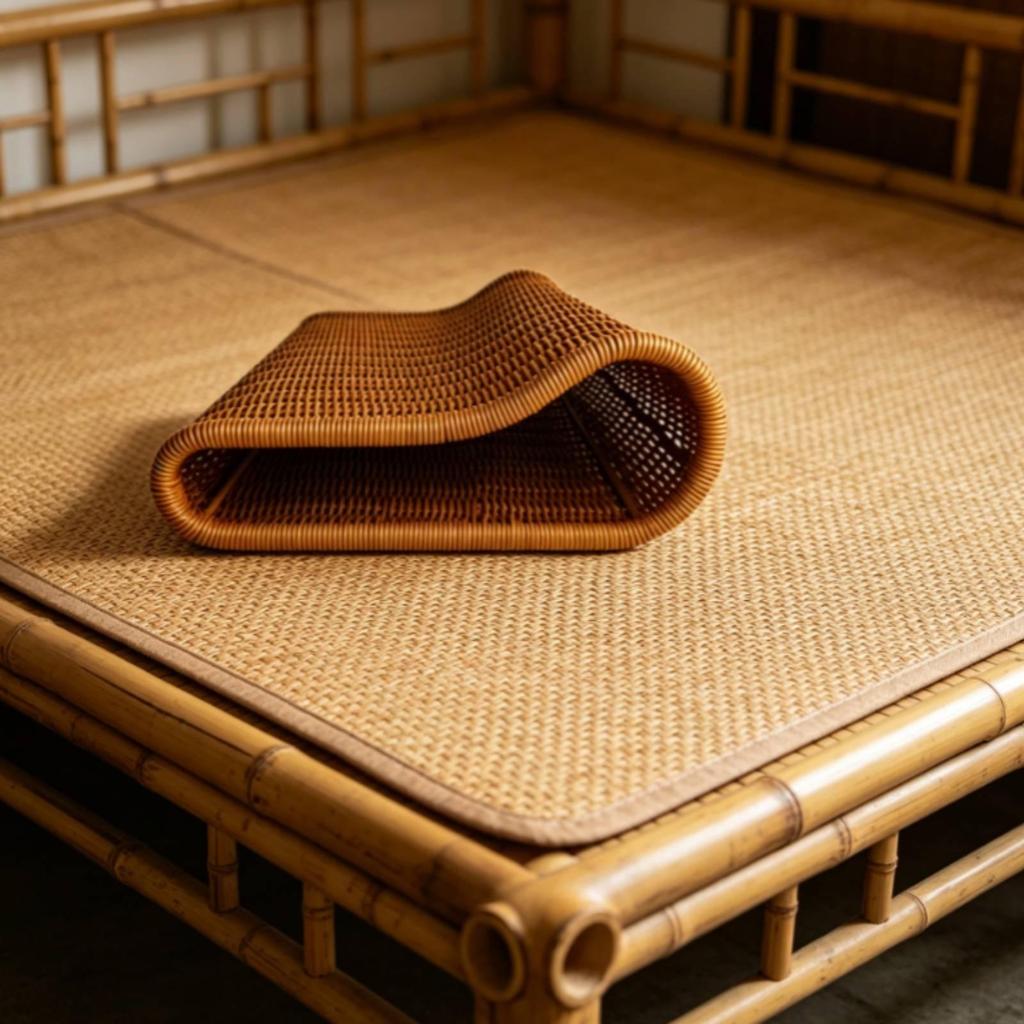 Rattan Neck Pillow Handwoven Woven Hollow Weave