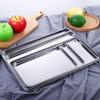 Stainless Steel Anti-rust Fruit Plate Rectangle Baking Tray Loaf Pan Cake Dish Cookie Sheets
