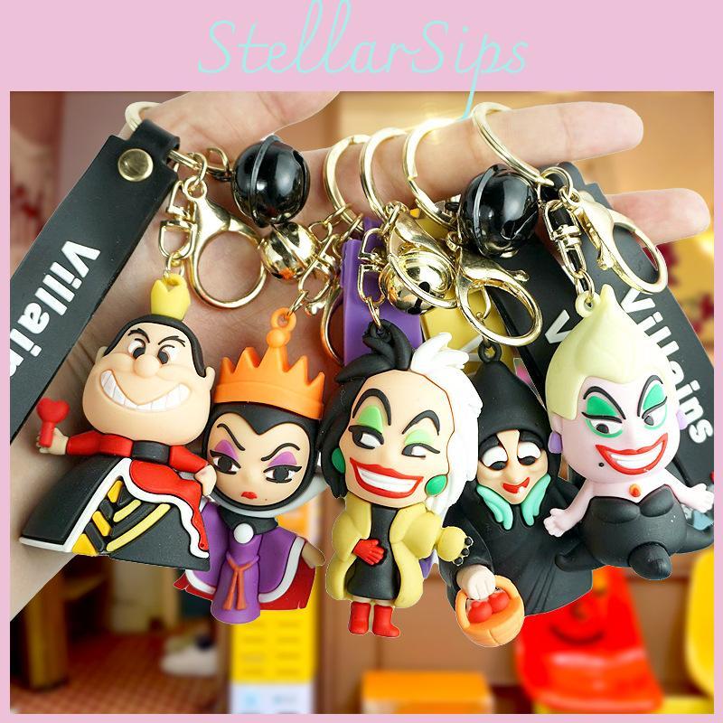 Cute Cartoon Villain Witch Keychain Unique Pvc Bag Charm For Men And Women