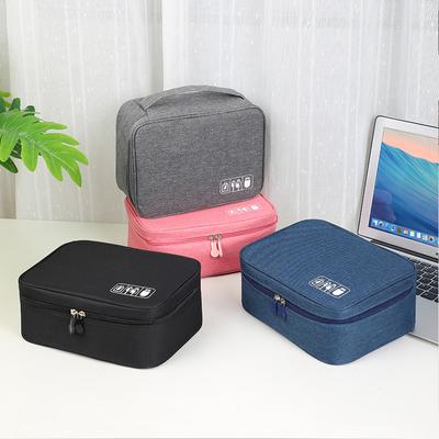 USB Data Line Power Bank Storage Bag Travel Cosmetic Organizer Case Portable Cable Storage Bag Waterproof Digital Organizer