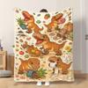 1pc Flannel Blanket Dinosaurs In Daily Life Lightweight Soft Comfortable And Warm Shawl/Nap Blanket/Sofa Blanket Suitable for All