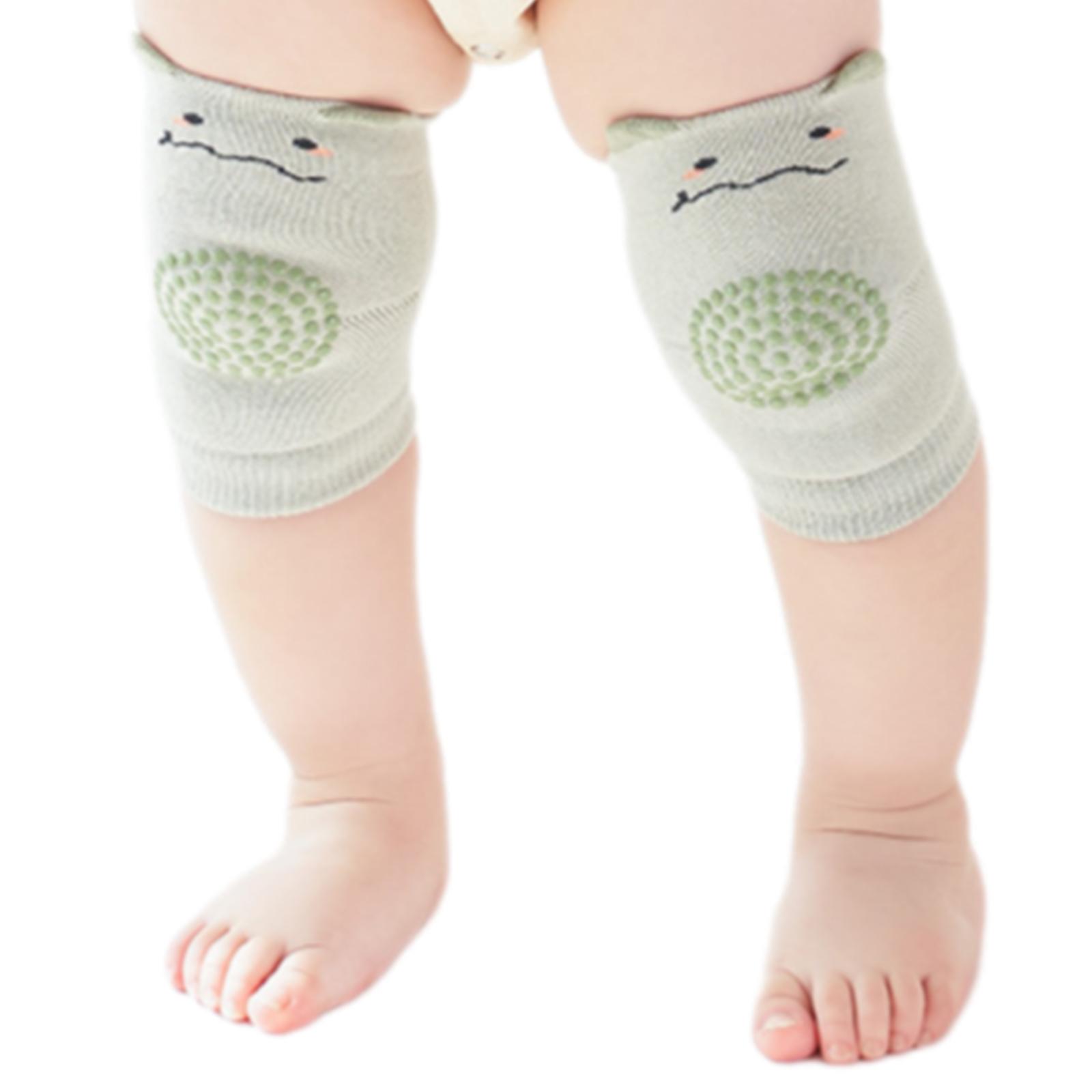 

1 пара наколенников для новорожденных, защитная подушка для коленей, безопасная подушка для ползания, защита для малышей от 1 до 3 лет зелёный