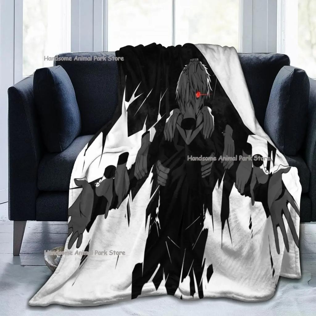 My Hero Academia Collage Anime Shigaraki Fleece Flannel Throw Blanket Cozy Warm Throws for All Season Super Soft Blanket for Bed