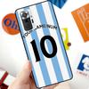 Personalised Football Number Strips Case For Xiaomi Redmi Note 12 Pro 11 8 9 10 Pro 9S 10S 11S 12S Redmi 12C 10C 9C 10A Cover