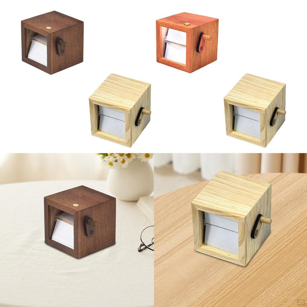 Photo Flip Book Frame Display Box Animation Machine Table Decor Ornament Album Hand Motion for