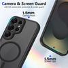 Case for Samsung Galaxy S25 S24 S23 S22 Ultra PLus S25FE S25Edge S24FE Matte Frosted Clear Shockproof Magnetic Magsafe Cover