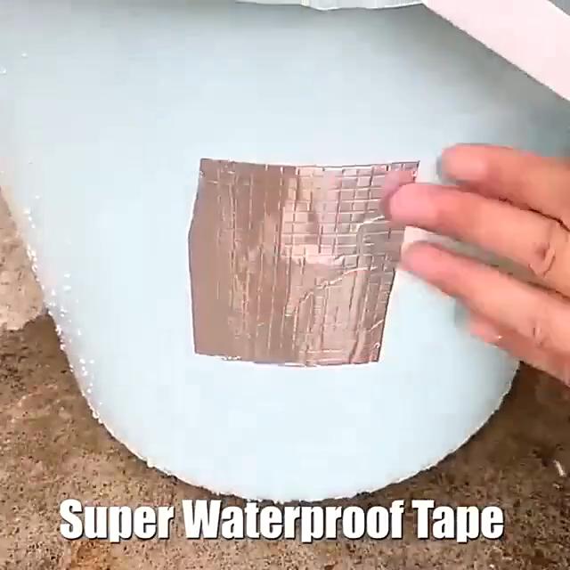 Neues, starkes, wasserdichtes Klebeband, hohe Temperaturbeständigkeit, Aluminiumfolie, verdicktes Butylband, Wand, Pool, Dach, Riss, Kanalreparatur, versiegeltes Selbstklebeband