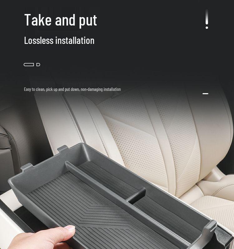 Baojun Huajing S Center Console Rear & Under Armrest Storage Box