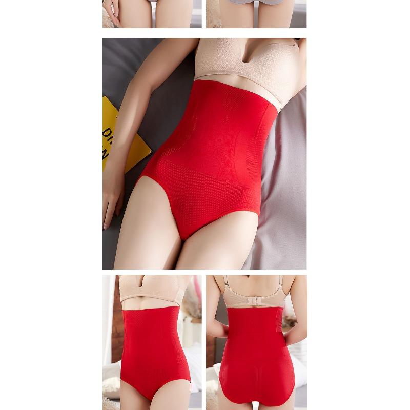 High Waist Memory Steel Bone Anti Roll Tummy Control Hip Lifting Body Shaping Briefs