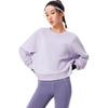 Li-Ning Fitness Series Moisture-Wicking Thermal Solid Color Round Neck Comfortable Breathable Fleece Warm Dopamine Casual Sweatshirt AWDU556-7