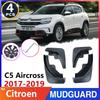 Car Tire Fender Mud Flap for Citroen C5 Aircross 2017 2018  Mudflaps Splash Guards Mudguards Stickers Auto-Accessories-Goods