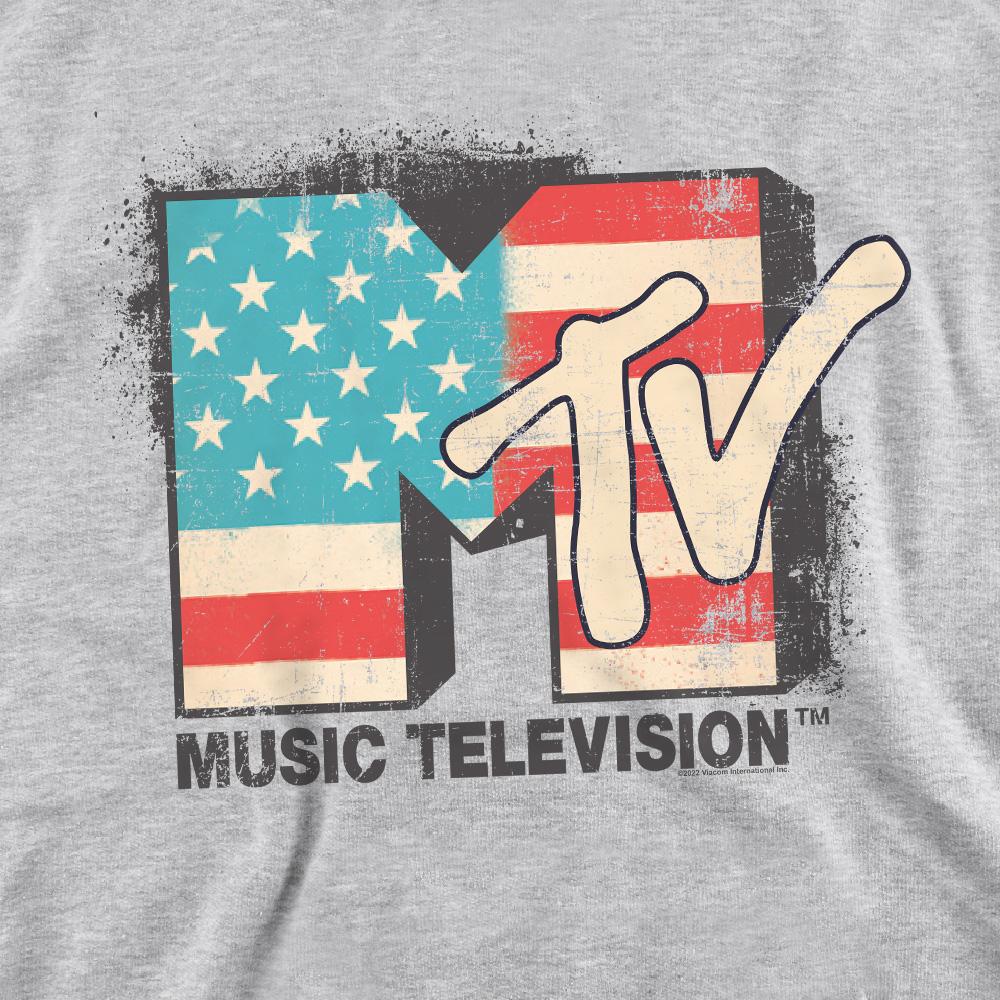 MTV Unisex Vuxen Amerikansk Logotyp Huvtröja