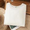 2026 Japanese Style Loose Fit Long Sleeve with French Lace Trim