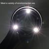 40X Magnifying Glass Rechargeable Handheld Magnifier with Light Brightness Adjustable Double Glass Lens Loupe 