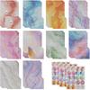 160 Pcs Stationery Paper Set (50 Writing Papers + 50 Matching Envelopes + 60 Round Dot Stickers), Unique Marble Pattern Style Writing Stationery