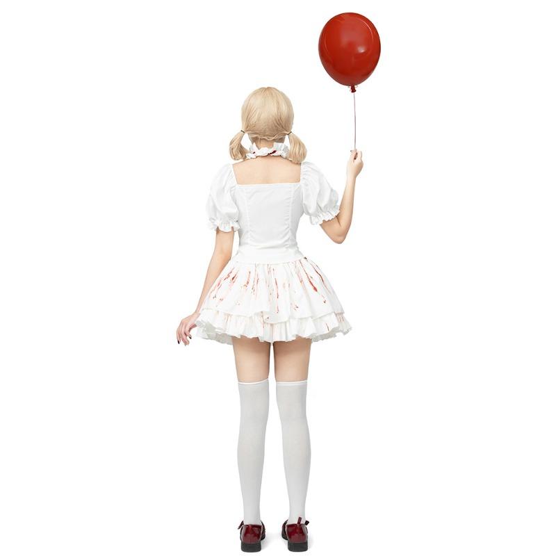 New Halloween Models, Gothic Bloody Doll Stage Performance Costumes, Maid Costumes