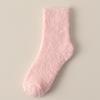 Women's Coral Fleece Mid-Calf Socks - Warm, Thickened, Fleece-Lined, Cold-Resistant for Winter and Home.