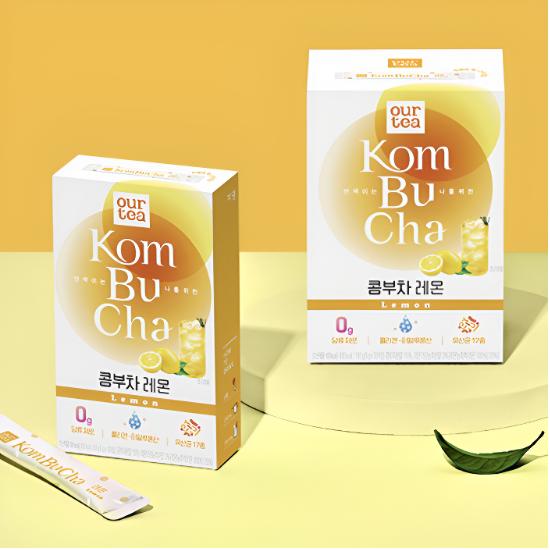 [JARDIN] Наша Чайная Комбуча 1 Коробка (10 палочек) Лимон / Грейпфрут / Ягода / Персик 1)Lemon