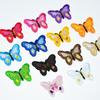 10Pcs Mix Color Embroidery Butterfly Patch Applique Decoration Accessories