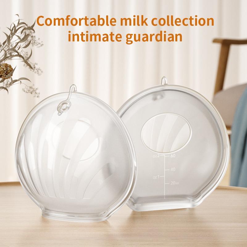 

Washable, Hands-free Wearable Breast Milk Collector, Anti Overflow Pad Two-piece pack білий