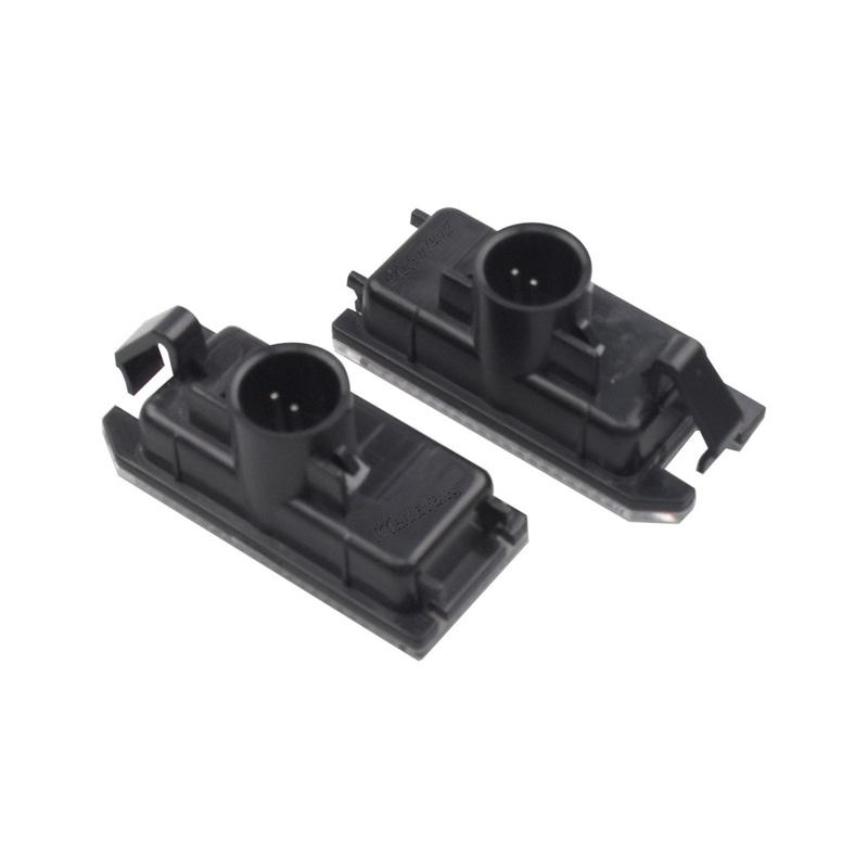2PCS Canbus LED License Number Plate Light Lamp For Jeep Grand Cherokee Compass Patriot Dodge Viper Maserati Levante Fiat 500