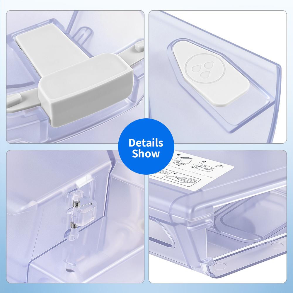 2 In 1 Water Tank Dust Box Replacement Part For Roborock Q8 Max Q8 Max+ Vacuum Cleaner Accessories HEPA Filter Dustbin Box Parts