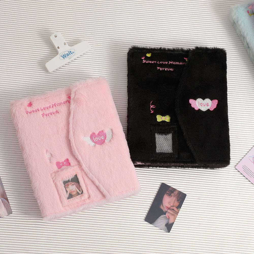 Elegante Album Fotografico Morbido Ricamato per Carte Polaroid da 3 Pollici – Perfetto per Collezioni di Star Idol