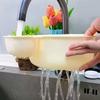 Yousheng Snail Shape Drainer Automatic Fruit Washer Spinner Bowl And Strainer Multipurpose Vegetable Rinsing Drain Basket for Kitchen Berry Rotating