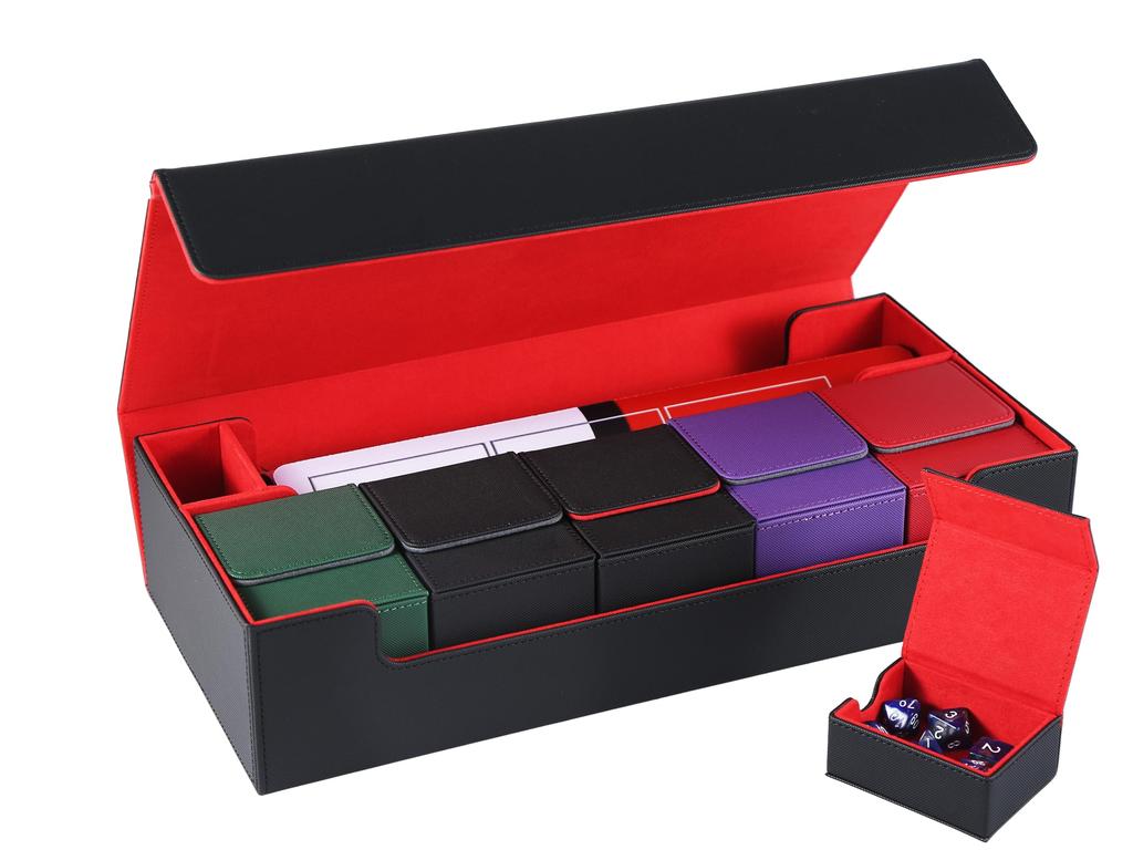 Deck Case Trading Card Case Card Case Prema Dame Can Storage Case Top Loader Storage [Can Be Used for Yu-Gi-Oh Pokeka MTG and Various Card Games]