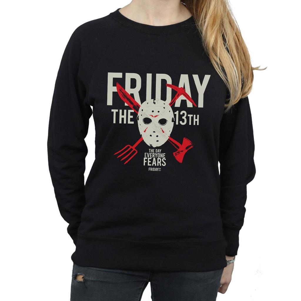 Friday 13th Womens/Ladies Day Of Fear Sweatshirt