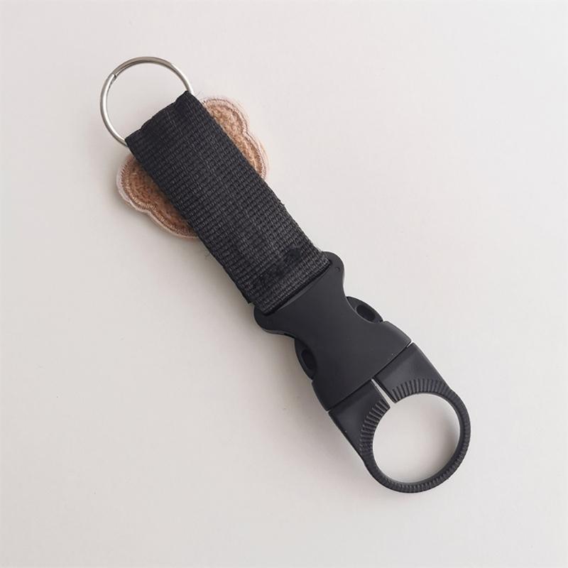 Water Bottle Buckle Clip Carabiner Embroidery Bottle Holder Belt Water Bottle Hook for Travel Hiking Water Bottle Clip
