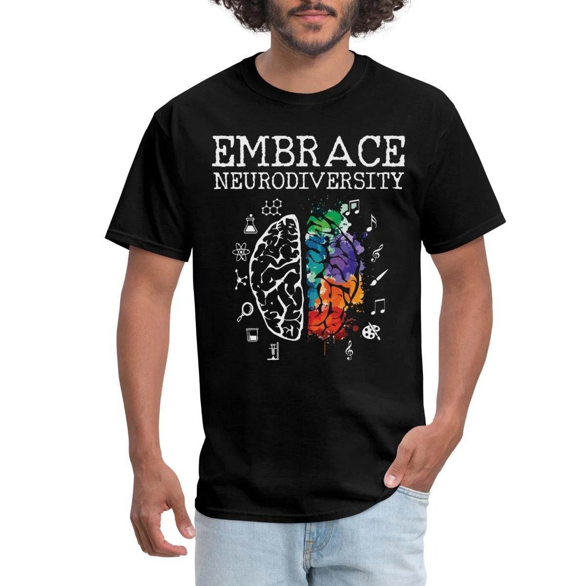 Embrace Neurodiversity Autism Awareness Men s T-Shirt XXXL