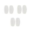 2/6pcs Silicone Shoulder Strap Pads, Anti-Slip Bra Strap Holders, Multi-Color Seamless Pressure-Relief Shoulder Pads