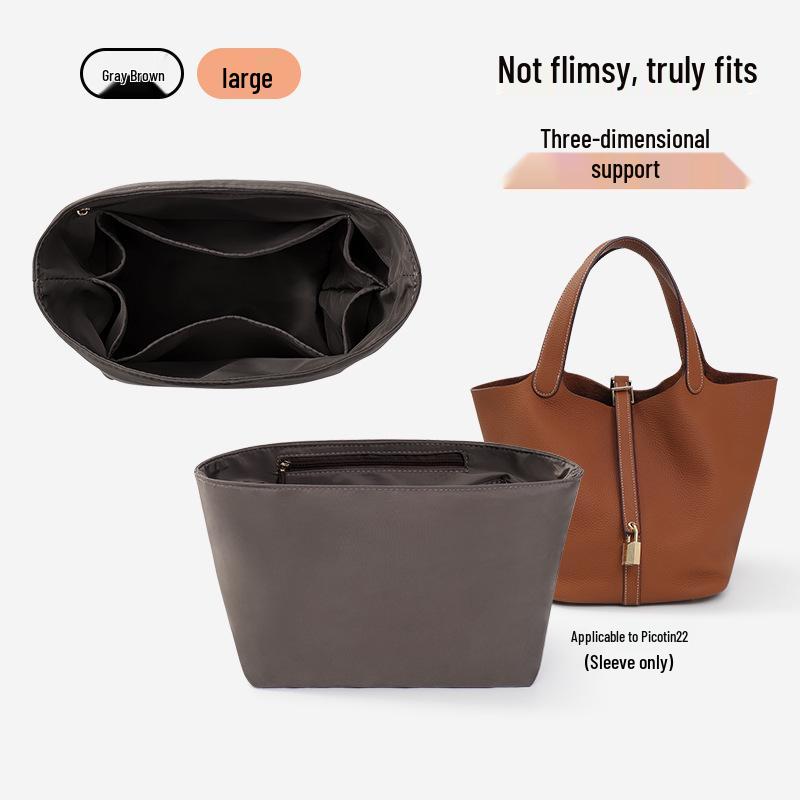 Taschen Organizer: Korb-Einsatz, Tasche mit Trennfächern, Aufbewahrungs- & Stützbeutel von Longxiang.