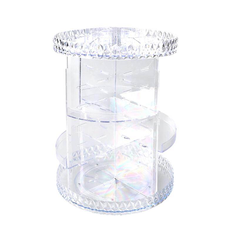 Hot Sale Makeup Organizer Acrylic 360-degree Rotating Adjustable Cosmetics Beauty Supplies Organizers Case Box