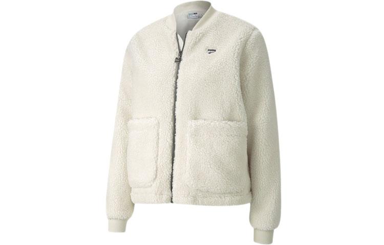 PUMA Velvet feel Coat Women s Smoke Gray 599146-05 XXL