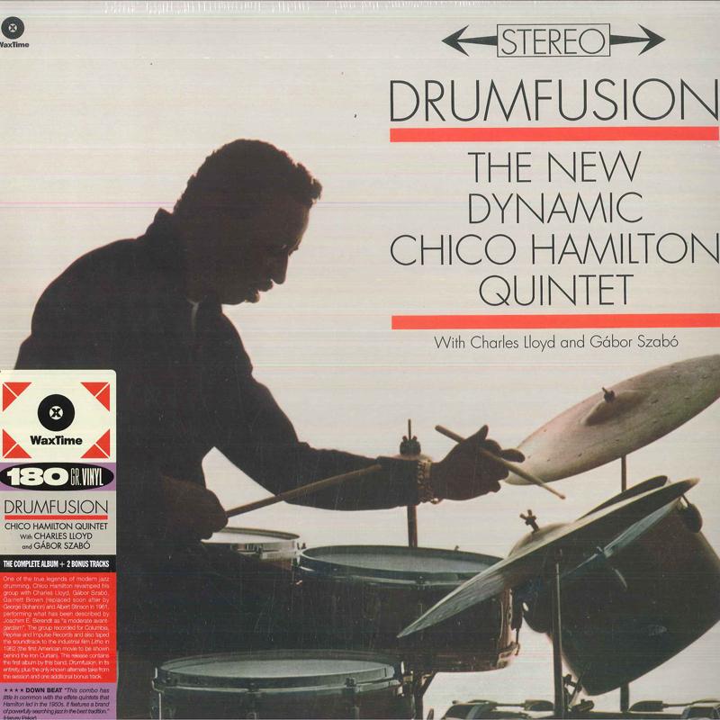

LP Record CHICO HAMILTON QUINTET - Drumfusion 772338 WaxTime 2023 Europe Jazz