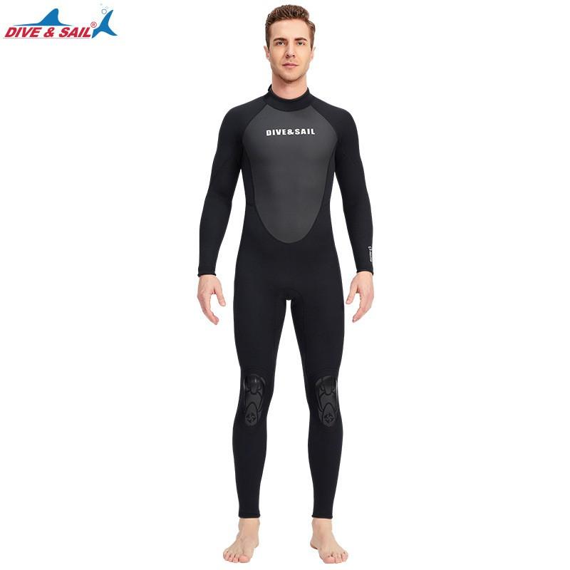 3mm Neoprene Wetsuit Men Women Full Body Warmth Snorkeling Scuba Diving Surfing Swimming Small