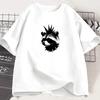 Punk Raccoon Graphic Tshirt Shortsleeve Edgy Animal Design Rebellious Fashion Streetwear Top For Unisex Unisex Minimalist Top