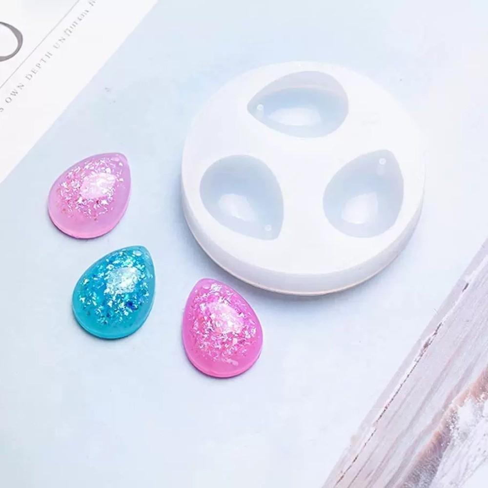New Water Drop Shape Pendant Mold High Transparency Gem Design Teardrop Silicone Mold Flexibility Easy Clean UV Epoxy Mold DIY
