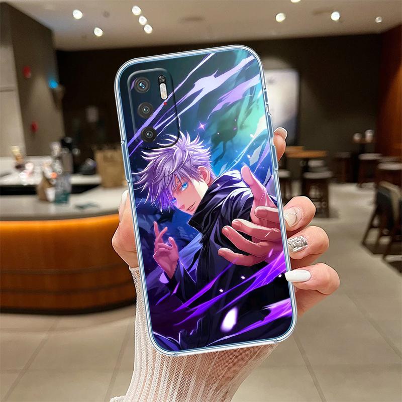 NH27 G-Gojo S-Satoru Transparent Phone Case for Samsung Galaxy A04 A04S A14 A23 A34 A54 M23 M33 M52 M53