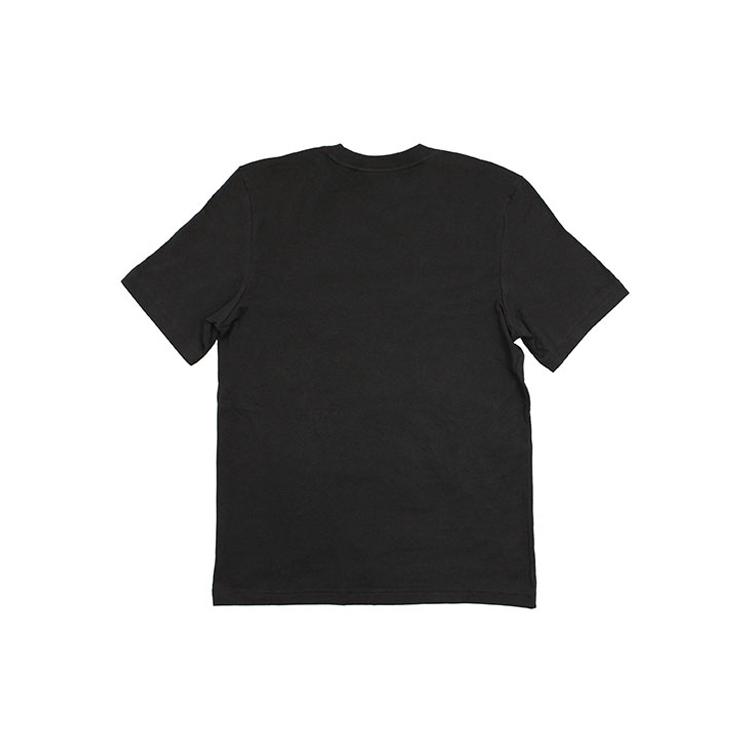Adidas T Shirts Men's Black Crew Neck Moderate Straight Fit DU0367