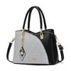 ag women's new fashion handbag large capacity plaid contrasting color women's bag shoulder messenger bag