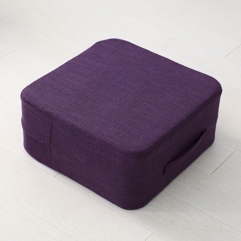 

Помаранчева пральна татамі подушка-мішок для підлоги для сидіння за кавовим столиком 30x30x20cm темно-фіолетовий колір