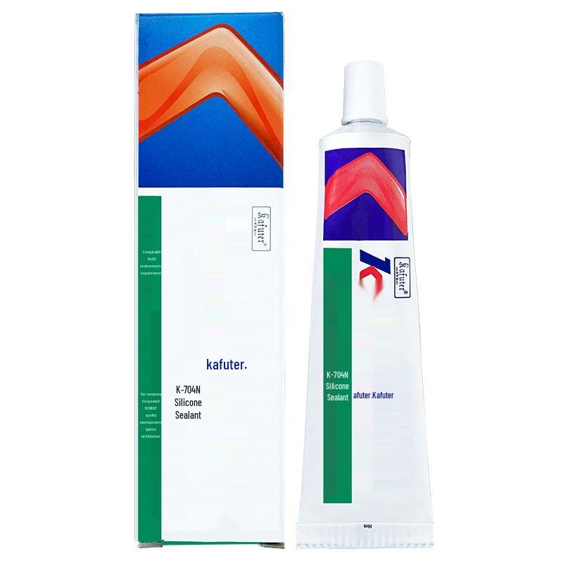 Kafute K-704N Waterproof Silicone Sealant 50g (White/Black) for Electronics