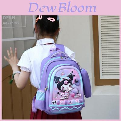 Mochila Escolar Infantil Estilosa Design Homem-Aranha Kuromi Bonita E Divertida