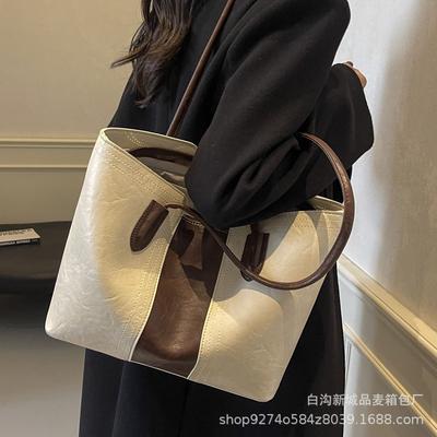 Big Bag Women's New Autumn and Winter Temperament Versatile Shoulder Bag Large Capacity College Student Commuting