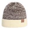 1PC Unisex Fleece Warm Knitted Wool Cap - Winter Ear Protection Design, 100% Polyester, Machine Washable