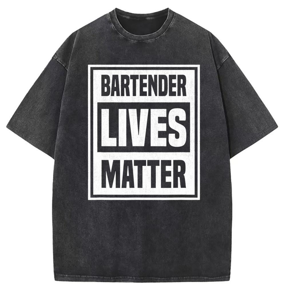Bartender Lives Matter Funny Design T Shirt Preppy Style Long Sleeve Thanksgiving Day Men Sweatshirts Brand New Tshirt S разноцветный