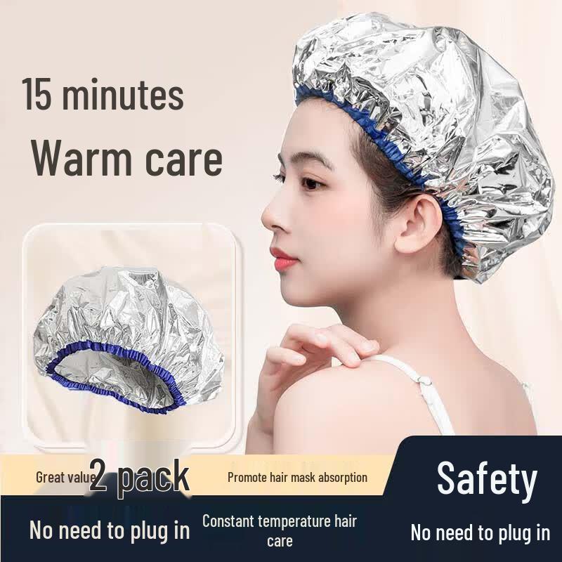Weitesi Self-Heating Hair Mask Cap (2-Pack)